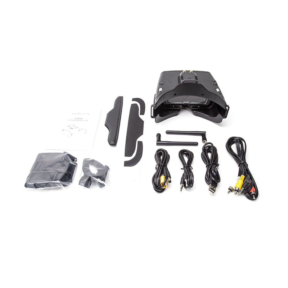 Cobra X V4 Diversity 5.8GHz 48ch Steadyview Alıcı FPV Gözlük DVR Ile - 2