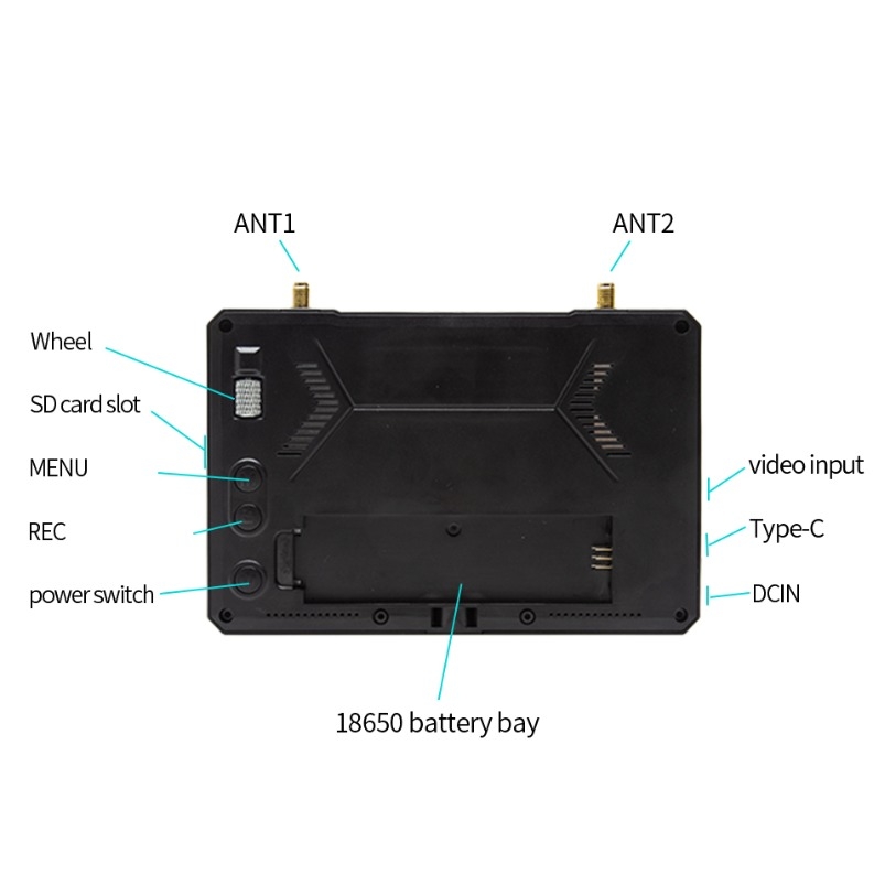 M5 FPV Monitör Ve DVR - 4